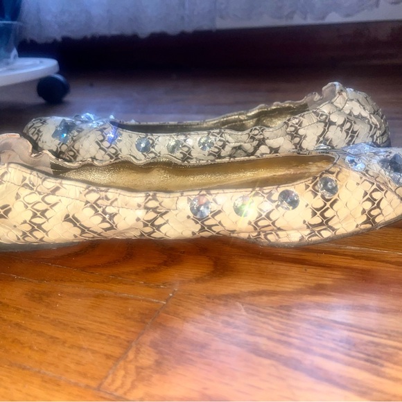 Authentic Dolce & Gabbana Snake Skin Ballet Flats - Picture 6 of 7